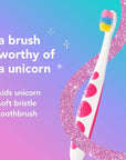 hello Soft Kids Toothbrushes, Unicorn Toothbrush Pack with Wide Handles, Made for Kids of All Ages, BPA-Free, Super Soft Bristles, Gentle on Gums, Tough on Pesky Plaque, 6 Pack