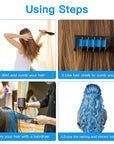 MSDADA New Hair Chalk Comb Temporary Hair Color Dye for Girls Kids with Light Color Hair, Washable Hair Chalk for Girls Age 4 5 6 7 8 9 10 Birthday Cosplay DIY, Easter Stocking Suffer