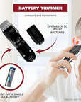 Wahl Clipper Cordless Chrome Pro Hair Clippers for Men and Battery Hair Trimmer Combo for Full Haircuts and Touch-Up Trims – Model 3026590