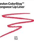 Revlon ColorStay Lipliner with Sharpener, Reds 100, 0.01 Lipline 28 g