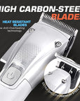 Fagaci Professional Hair Clippers for Men Set Turbo Power with Precise Cutting, Barber Clippers for Hair Cutting, Cordless Hair Clippers and Trimmers Set, Maquina de Cortar Cabello, Haircut Barber Kit