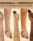 Milani Conceal + Perfect Liquid Foundation - Nude Ivory, 1 Fl. Oz.