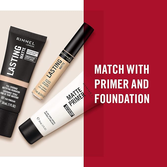 Rimmel Lasting Matte Concealer, Fair Ivory, 7 ml