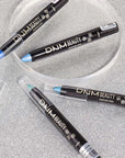 evpct Greenish Cyan Shimmer Cream Eye Shadow Brightener Sticks Set for Eyes, Cyan Shimmery Matte Pencil Eye shadow Applicator Stick Pen Palette Makeup Waterproof sombras en crema para ojos 12#