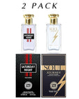 Hybrid & Company Mens 2 Pcs Saturday Night Soul Journey Eau De Perfum Vaporisateur Natural Spray