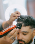 Supreme Trimmer Pro Clipper All Metal w/Fade Blade | 300 Min Run Time Professional Clipper Set, Cordless Beard Trimmer | STC5030 Red