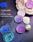 Afflano Minerals Metallic Eyeshadow - Intense Color Shifting Multichrome Sparkling Glitter, Highly Pigmented Electric Purple Duo Chrome Chameleon Eyemazing Effect