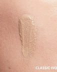 COVERGIRL Clean Invisible Foundation Makeup, Dewy & Glowy Natural Finish, Buildable Coverage, Skin-Like Smooth Look, Vegan, Classic Ivory, 1oz