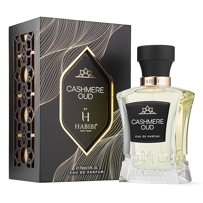 H HABIBI Cashmere Oud Perfume for Men – 2.5 oz (75ML) Long Lasting Arabian Cologne, Spicy Floral Woody Men Perfume, Luxury Fragrance Gift for Special Occasions