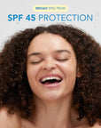 THE FACE SHOP Hydro Sun Barrier 2-in-1 Sunscreen & Moisturizer, Broad Spectrum SPF 45, Korean Sunscreen Skin care, Daily Hydrating Moisturizer for Face with Niacinamide, No White Cast