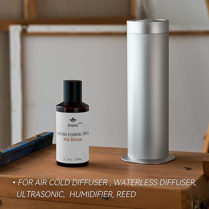 Aroma Diffuser Oil - Nile Breeze | Inspired by JW Marriott Hotel Scent | Hotel Fragrance Oil Essential Oil Blend for Aromatherapy Machines | Citrus, Jasmine & Cedarwood | for Large Rooms | 5.3 fl oz