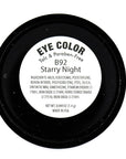 Dark Starry Night Metallic Navy Blue Grey Gray Silver Shimmer Pressed Powder Single Vegan Eyeshadow; Talc, Paraben & Cruelty Free