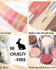 3 Pcs Cream Waterproof Blush Contour Highlighter Stick Finishing Makeup