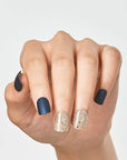 imPRESS Design, Press On Nails, Wannabe Star, Blue, Short, Size, Squoval, Shape, Includes 30 Nails, Prep Pad, Instructions Sheet, 1 Manicure Stick, 1 Mini File