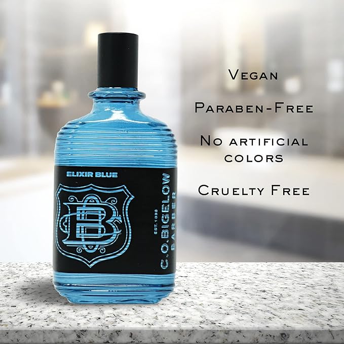 C.O. Bigelow - Elixir Blue - No. 1580, 2.5 fl oz, Cologne for Men, Lavender & Rosemary Long Lasting Mens Cologne, Fresh, Refined, Masculine Perfumes for Men