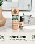 Dr. Squatch Pine Tar Smooth Shave Bundle - Easy Glide Butter + Soothing Post Shave - Natural Ingredients - Manly Fragrance - Moisturizing