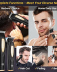GSKY Mens Hair Clipper, Hair Cutting Kit, Beard Trimmer for Men, Foil Shavers, Hair Trimmer Barber Clippers Set, Mens Clippers and Grooming Set, Barber Trimmers Professional, Beard Shaver for Men