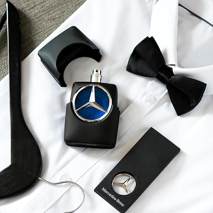 Mercedes-Benz Sign Giftset - Mens Cologne Set - Shower Gel Body Wash and Perfume for Men - Cologne for Men - Pear, Cedar, Oakmoss Fragrances - 3 Pc