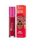 Juvia's Place Velvety Matte Liquid Lipstick Red Velvet - Universal, Cool-Toned Red, Hydrating, Long-Wearing, Velvety Soft & Feather Light - Hyperpigmented Creamy Matte Lipstick for Women