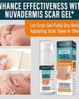 NUVADERMIS Silicone Scar Sheets - Extra