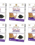 Hyleys Slim Tea Acai Berry 50 Ct - Weight Loss Herbal Supplement Cleanse and Detox - 50 Tea Bags (6 Pack)