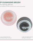 EcoTools Deep Cleansing Facial Brush, Manual Facial Cleansing Brush Exfoliates & Deeply Cleanses, Remove Makeup & Dry Skin, Eco-Friendly Face Brush for Cleansing, Color May Vary, 1 Count
