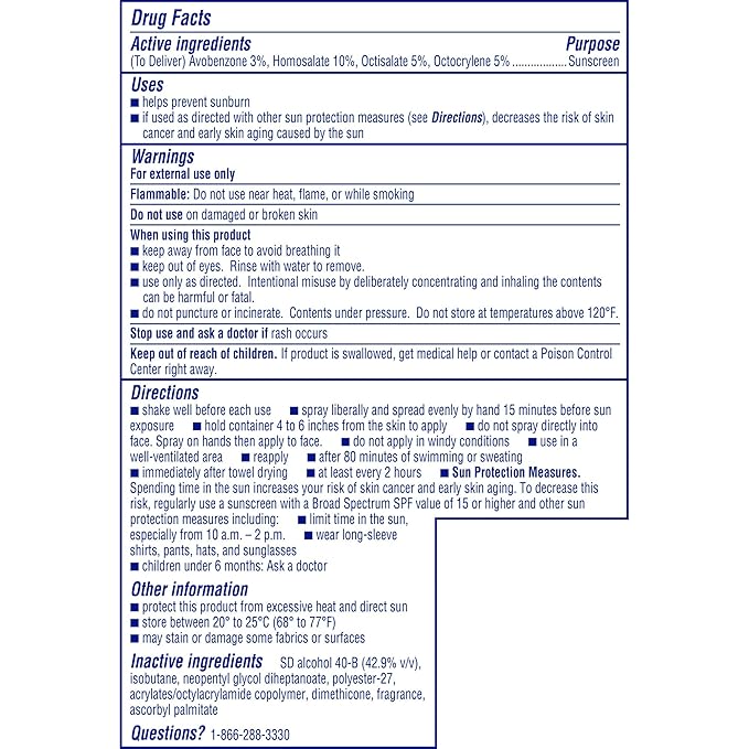 Coppertone Sport Sunscreen Spray SPF 50, Sweat, Heat and Water Resistant Sunblock, Lightweight, Oxybenzone Free, Spray Sunscreen Bulk Pack, 5.5 Oz Bottle, Pack of 3 (Packaging May Vary)