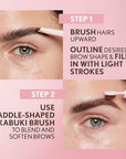 Covergirl Clean Fresh Brow Filler Pomade, 700 Black Brown, Eyebrow Pencil, Ultra-Precise Tip, Creamy Formula, Highly Pigmented, Soft Matte Finish, Vegan Formula, 0.007oz