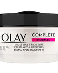 Olay Face Moisturizer Complete All Day UV Moisture Cream with Sunscreen SPF 15, Normal Skin, 2 Fl Oz (Pack of 3)
