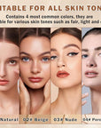Airbrush Foundation Makeup Spray Full Coverage Foundation for Mature Skin,Long-lasting Airbrush Flawless Setting Spray,Waterproof Foundation for Smooth Radiant Skin (04 Porcelain Color)