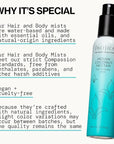 Pacifica Indian Coconut Nectar Hair Mist Perfume & Full Body Spray for Women - Body Mist Fragrance w/Tiare, Sugar, Vanilla, Almond & Amber Clean Beauty Alcohol-Free, Vegan & Cruelty-Free, 5 Oz