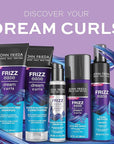 John Frieda Anti Frizz, Frizz Ease Dream Curls Shampoo, SLS/SLES Sulfate Free Shampoo for Curly Hair, Helps Control Frizz, with Curl Enhancing Technology, 8.45 Fl Oz, Pack of 2