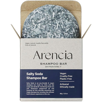 ARENCIA Salty Soda Shampoo Bar