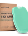 Zinc Infused Silicone Body Scrubber for Shower,Food-Grade Handheld Cleansing Skin Brush, Gentle Exfoliating and Lather Well - Green