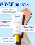 Supergoop! Mineral Mattescreen (SPF 40) - 15 mL - 100% Mineral, Oil-Free Broad Spectrum Sunscreen - Smooths Skin’s Appearance, Minimizes Pores & Controls Shine - Water & Sweat Resistant