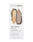 Soft Brow Define & Fill Powder Duo, Includes Dual ended Brush, Vegan and Cruelty Free (Blonde)