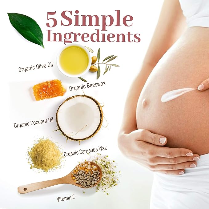 Organic Belly Balm - Natural, Made
