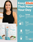 310 Nutrition All-In-One Meal Replacement Shake Powder - Plant-Based Protein Smoothie Blend w/High Fiber, Probiotics & Adaptogens - Low Carb, Vegan, Keto & Paleo Friendly - Tropical Coconut - 14 Srv