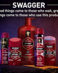 Old Spice Refreshing Body Wash for Men, 3X Defense, 24/7 Shower Fresh with Long Lasting Scent, Red Collection, Swagger with Cedarwood Scent, 24 oz (Pack of 4)