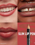 NYX PROFESSIONAL MAKEUP Slim Lip Liner Set, Long-Lasting Creamy Lip Liner Pack Of 3 (Peakaboo Neutral, Nude Pink, Ever)