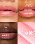 MAYBELLINE Lifter Glaze Oil Balm with Hyaluronic Acid and Hydrating Oil Blend, Lip Balm with 24HRs of Smooth, Moisturizing Shine, Pink Drip (Sheer Baby Pink)
