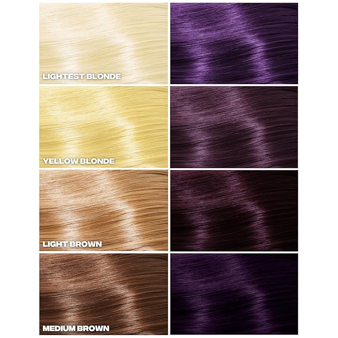 Good Dye Young Semi-Permanent Hair Color, Vegan and Cruelty-Free Purple Hair Dye, Last up to 24 Washes, Non-Damaging Conditioning Hair Color (5FL OZ, Make It Happen)
