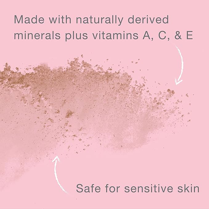 Neutrogena Mineral Sheers Loose Powder Makeup Foundation, Lightweight Face Makeup, Sheer to Medium Buildable Coverage, Sensitive Skin Foundation with Vitamins A, C, & E, Classical Ivory 10, .19 oz