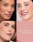 Wander Beauty Hydrating Powder Blush - Lightweight, Peach Blush Makeup with a Blurring, Satin Finish - Buildable Formula with Hyaluronic Acid, Squalane & Aloe Leaf Extract - Peach of Mind - 0.18 oz