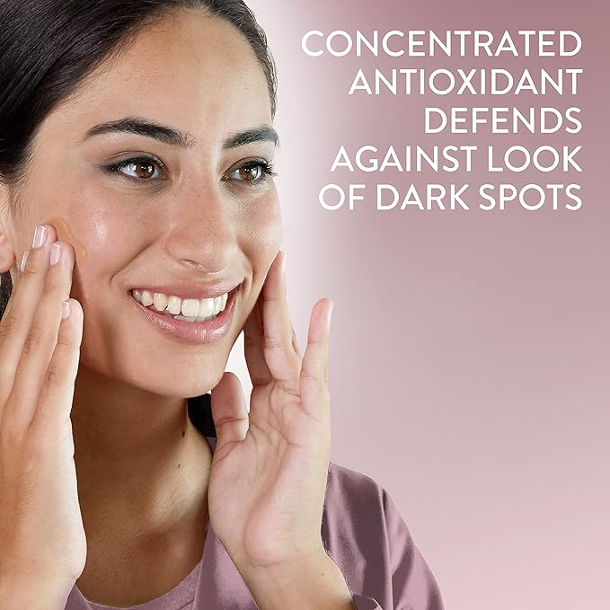 Cetaphil Face Serum, Healthy Radiance Antioxidant-C Serum, Visibly Reduces Look of Dark Spots and Hyperpigmentation, Designed for Sensitive Skin, Hypoallergenic, Fragrance Free, 1 oz