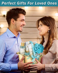 Spa Gift Baskets For Women - Luxury Bath Set With Jasmine & Lavender - Spa Kit Includes Body Wash, Bubble Bath, Lotion, Bath Salts, Body Scrub, Body Spray, Shower Puff, and Towel