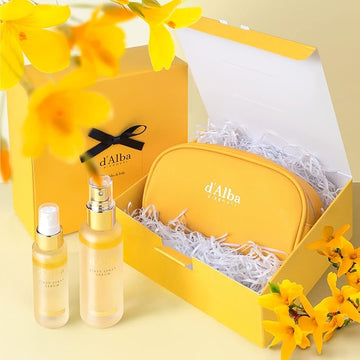 d'Alba Travel Essencial Gift Set, White