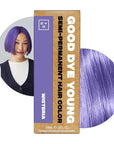 Good Dye Young Semi-Permanent Hair Color, Vegan and Cruelty-Free Purple Hair Dye, Last up to 24 Washes, Non-Damaging Conditioning Hair Color (5FL OZ, Wisteria)