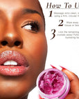 Sara Happ Passion Fruit + Vanilla Bean Sugar Lip Scrub Duo - Exfoliating Lip Treatments, Moisturizers for Dry and Flaky Lips, Vegan (Set of two 0.5-ounce Jars)