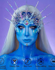 CCbeauty Light Blue Face Paint Stick, Face Painting Kit, Full Coverage SFX Makeup Foundation, Professional Body Paint for Halloween Costume Cosplay Theme Party, For Avatar, Sally Corpse Bride Makeup